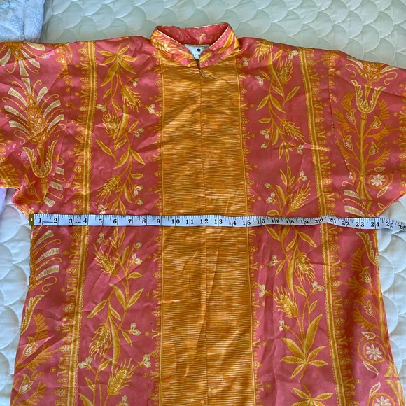 Vintage SAKS FIFTH Kimono Maxi Robe - Picture 6 of 6